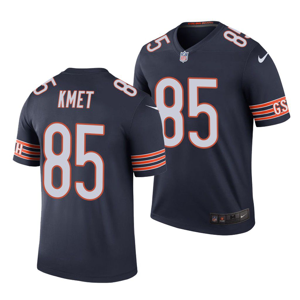 Men Chicago Bears 85 Cole Kmet Nike Navy Limited NFL Jersey